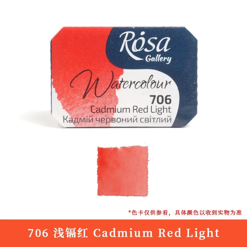 Buy The Best By Artsulli - Art is Long Life Short - ROSA Artist-grade Solid Watercolor Paint Full Block 2.5ML Monochrome Self-selected