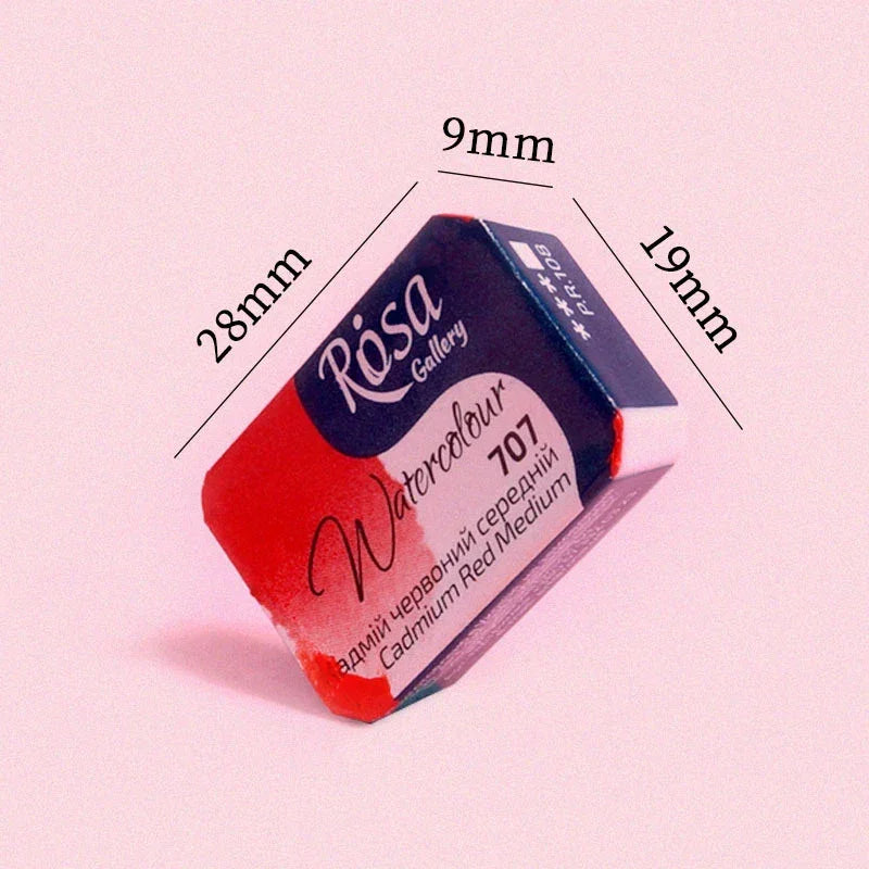 Buy The Best By Artsulli - Art is Long Life Short - ROSA Artist-grade Solid Watercolor Paint Full Block 2.5ML Monochrome Self-selected