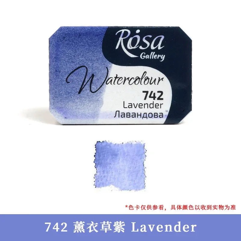 Buy The Best By Artsulli - Art is Long Life Short - ROSA Artist-grade Solid Watercolor Paint Full Block 2.5ML Monochrome Self-selected