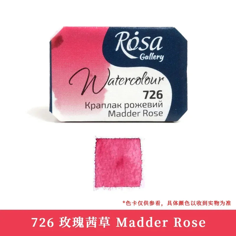 Buy The Best By Artsulli - Art is Long Life Short - ROSA Artist-grade Solid Watercolor Paint Full Block 2.5ML Monochrome Self-selected