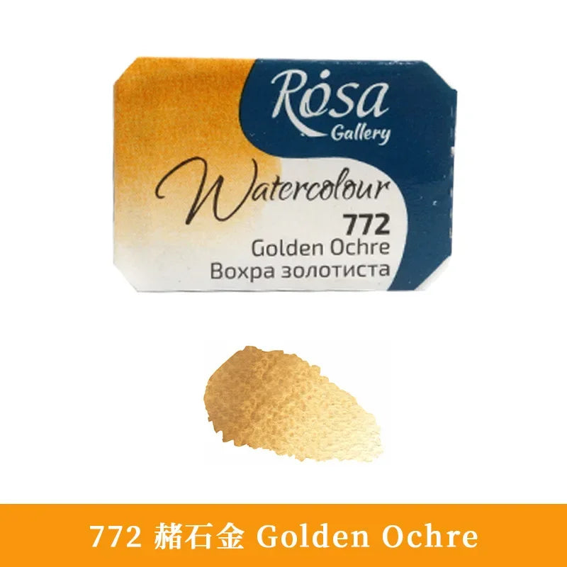 Buy The Best By Artsulli - Art is Long Life Short - ROSA Artist-grade Solid Watercolor Paint Full Block 2.5ML Monochrome Self-selected