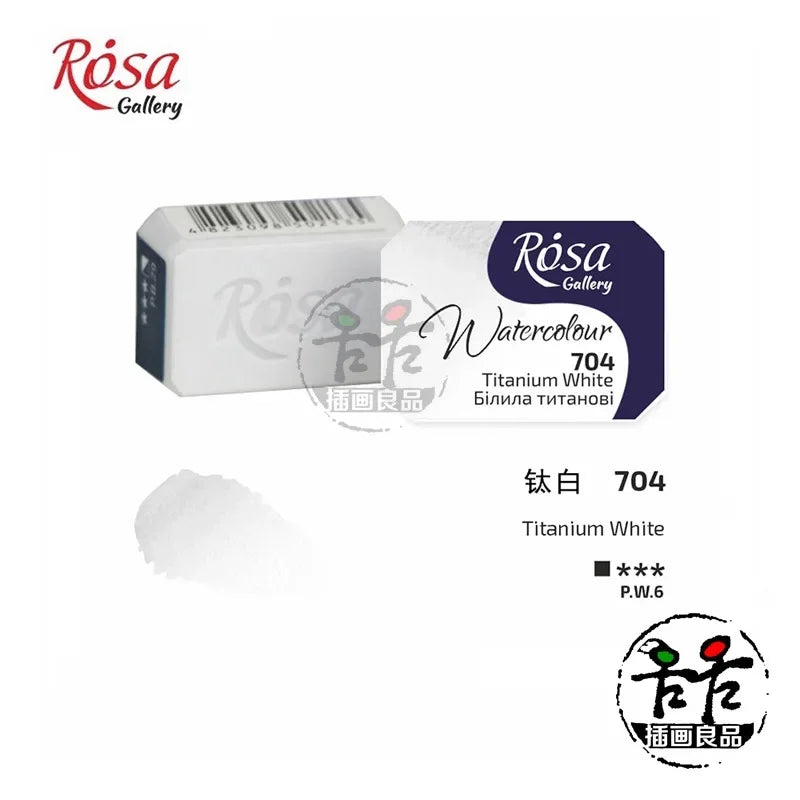 Buy The Best By Artsulli - Art is Long Life Short - ROSA Artist-grade Solid Watercolor Paint Full Block 2.5ML Monochrome Self-selected