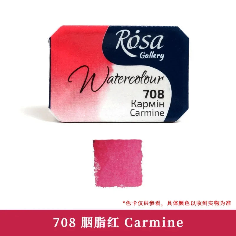 Buy The Best By Artsulli - Art is Long Life Short - ROSA Artist-grade Solid Watercolor Paint Full Block 2.5ML Monochrome Self-selected