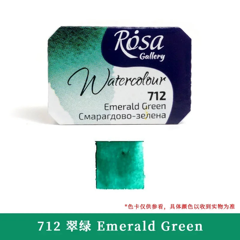 Buy The Best By Artsulli - Art is Long Life Short - ROSA Artist-grade Solid Watercolor Paint Full Block 2.5ML Monochrome Self-selected