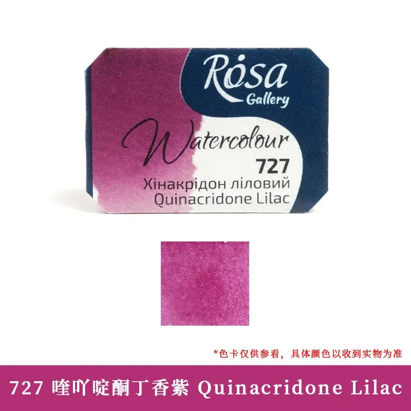 Buy The Best By Artsulli - Art is Long Life Short - ROSA Artist-grade Solid Watercolor Paint Full Block 2.5ML Monochrome Self-selected