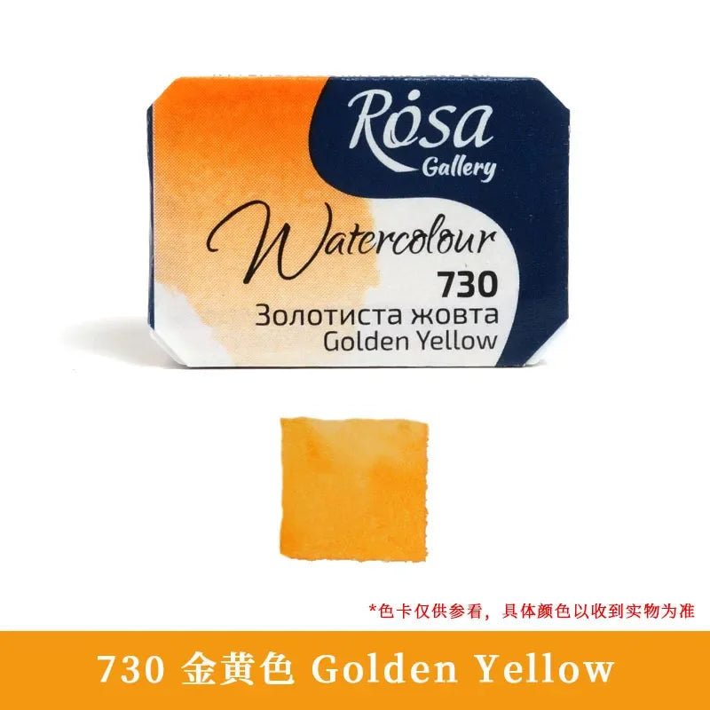 Buy The Best By Artsulli - Art is Long Life Short - ROSA Artist-grade Solid Watercolor Paint Full Block 2.5ML Monochrome Self-selected