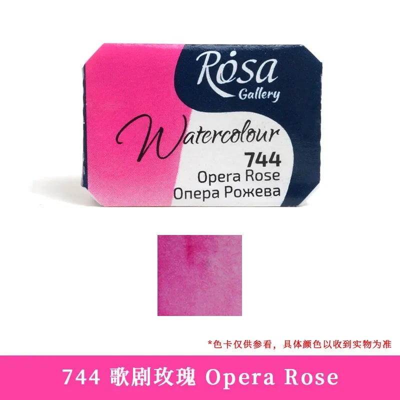 Buy The Best By Artsulli - Art is Long Life Short - ROSA Artist-grade Solid Watercolor Paint Full Block 2.5ML Monochrome Self-selected