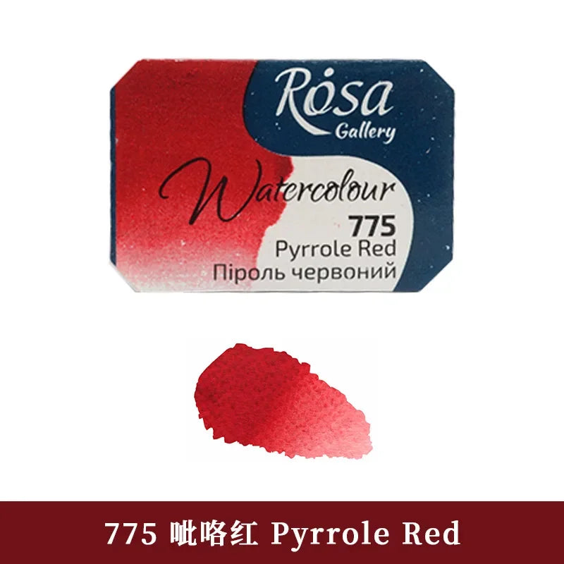 Buy The Best By Artsulli - Art is Long Life Short - ROSA Artist-grade Solid Watercolor Paint Full Block 2.5ML Monochrome Self-selected