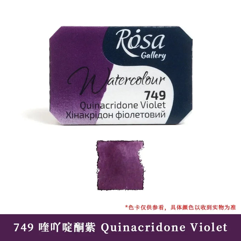 Buy The Best By Artsulli - Art is Long Life Short - ROSA Artist-grade Solid Watercolor Paint Full Block 2.5ML Monochrome Self-selected