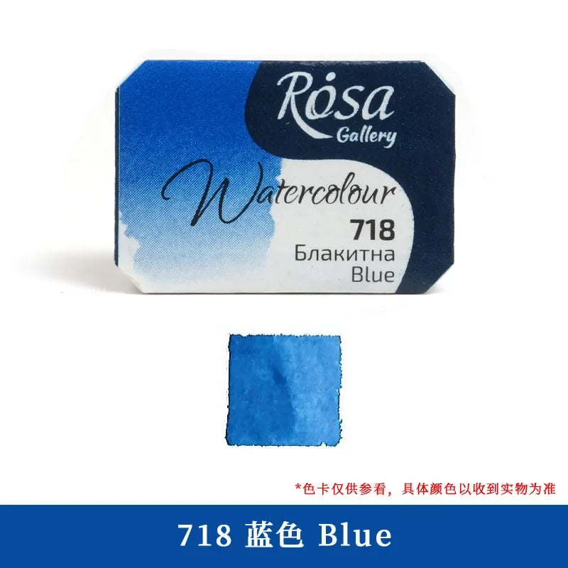 Buy The Best By Artsulli - Art is Long Life Short - ROSA Artist-grade Solid Watercolor Paint Full Block 2.5ML Monochrome Self-selected