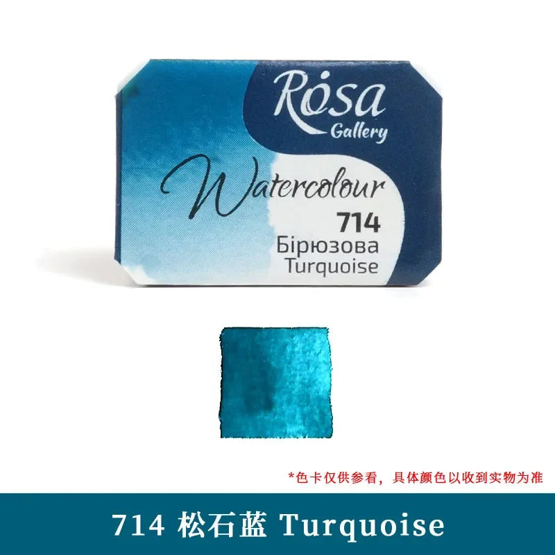 Buy The Best By Artsulli - Art is Long Life Short - ROSA Artist-grade Solid Watercolor Paint Full Block 2.5ML Monochrome Self-selected