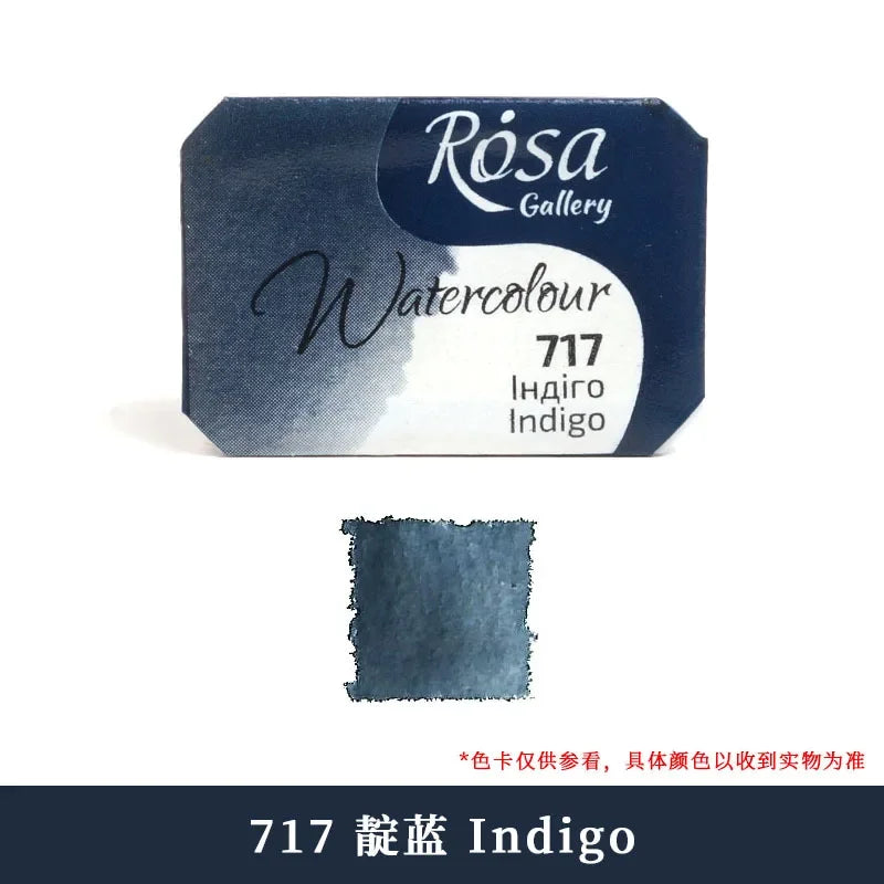 Buy The Best By Artsulli - Art is Long Life Short - ROSA Artist-grade Solid Watercolor Paint Full Block 2.5ML Monochrome Self-selected