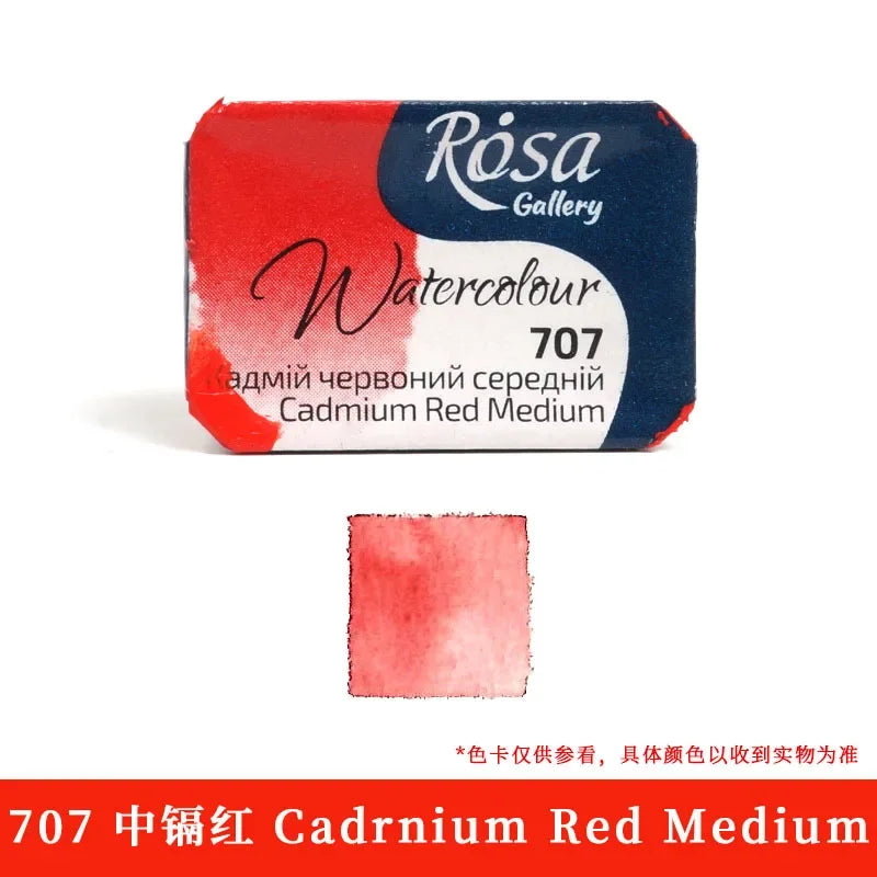 Buy The Best By Artsulli - Art is Long Life Short - ROSA Artist-grade Solid Watercolor Paint Full Block 2.5ML Monochrome Self-selected