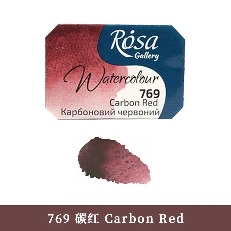 Buy The Best By Artsulli - Art is Long Life Short - ROSA Artist-grade Solid Watercolor Paint Full Block 2.5ML Monochrome Self-selected