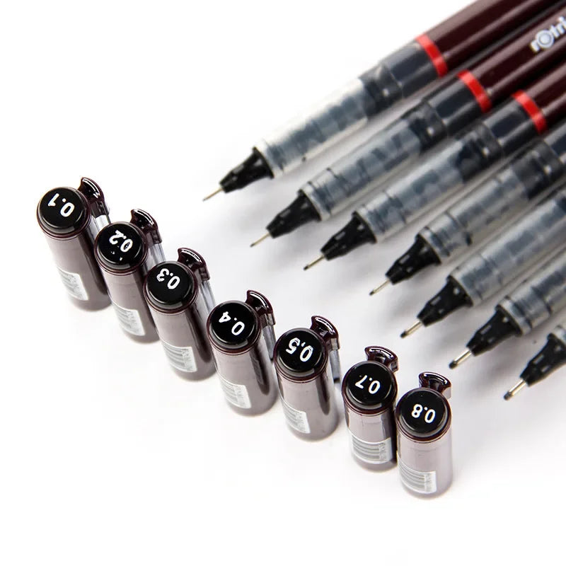 Buy The Best By Artsulli - Art is Long Life Short - Rotring Tikky Graphic Fineliner Pigma Micron Fine Pens Smooth Ink Drawing Pen Sketch