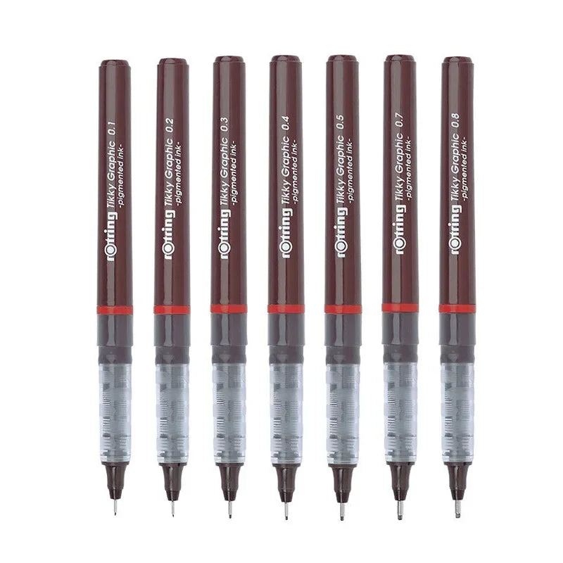Buy The Best By Artsulli - Art is Long Life Short - Rotring Tikky Graphic Fineliner Pigma Micron Fine Pens Smooth Ink Drawing Pen Sketch