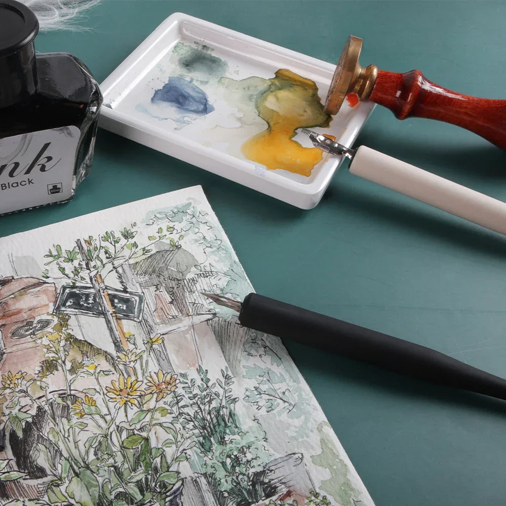 Buy The Best By Artsulli - Art is Long Life Short - SeamiArt 6pcs Dip Pen set 5pcs Nib and 1pc Holder for Artist Anime Comic Calligraphy
