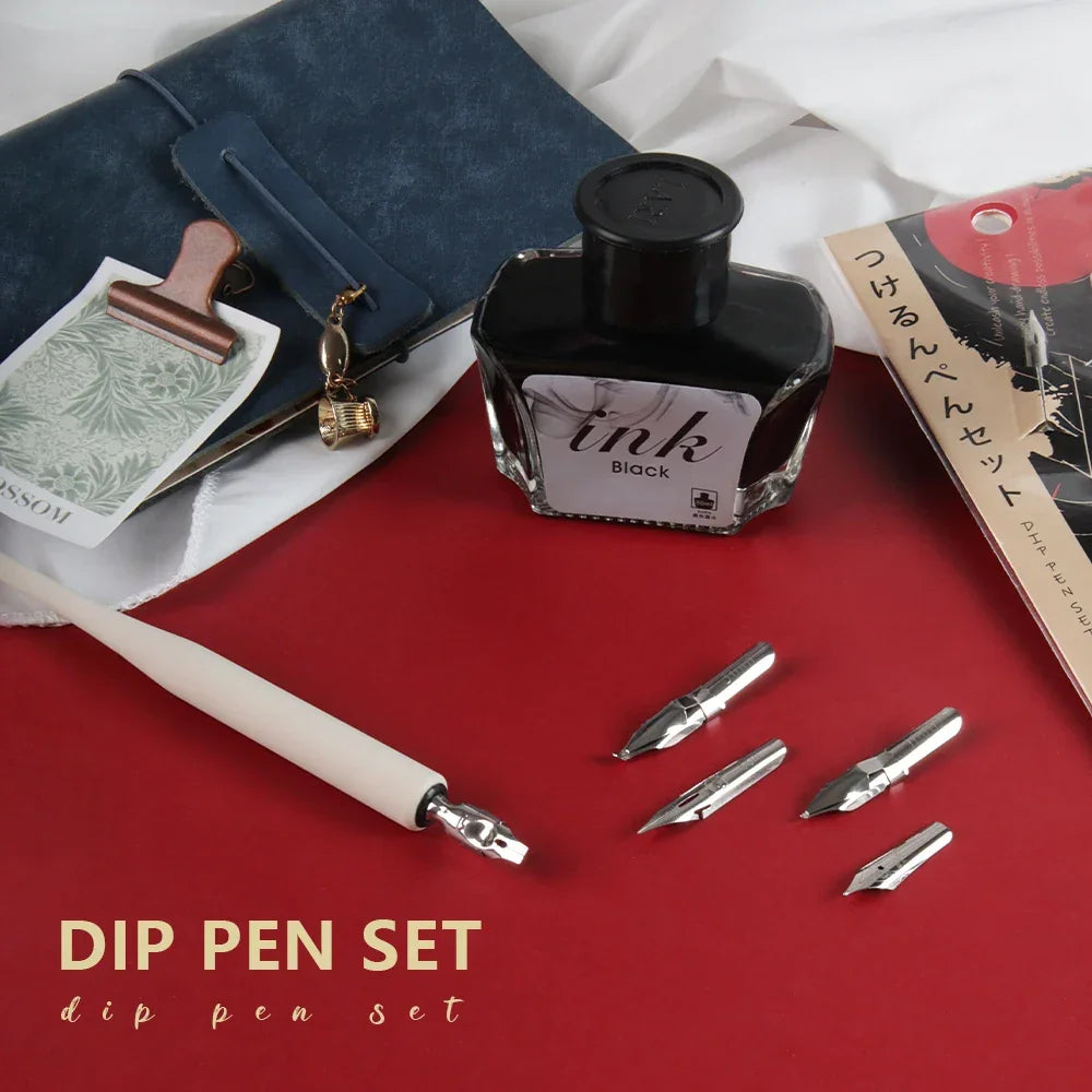 Buy The Best By Artsulli - Art is Long Life Short - SeamiArt 6pcs Dip Pen set 5pcs Nib and 1pc Holder for Artist Anime Comic Calligraphy