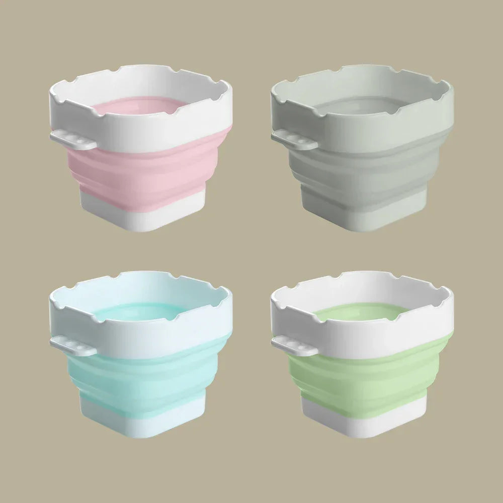 Buy The Best By Artsulli - Art is Long Life Short - SeamiArt Morandi Folding Mini Paint Bucket with Brush Pen Holding for Brushes Cleaner