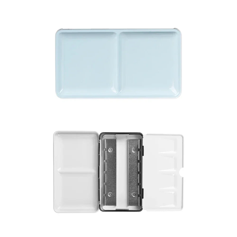 Buy The Best By Artsulli - Art is Long Life Short - SeamiArt Portable Metal Foldable Painting Box for Watercolor Subpackage Half Pans Solid