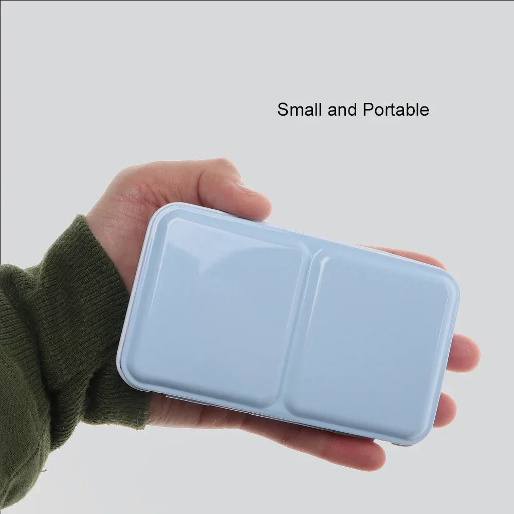 Buy The Best By Artsulli - Art is Long Life Short - SeamiArt Portable Metal Foldable Painting Box for Watercolor Subpackage Half Pans Solid