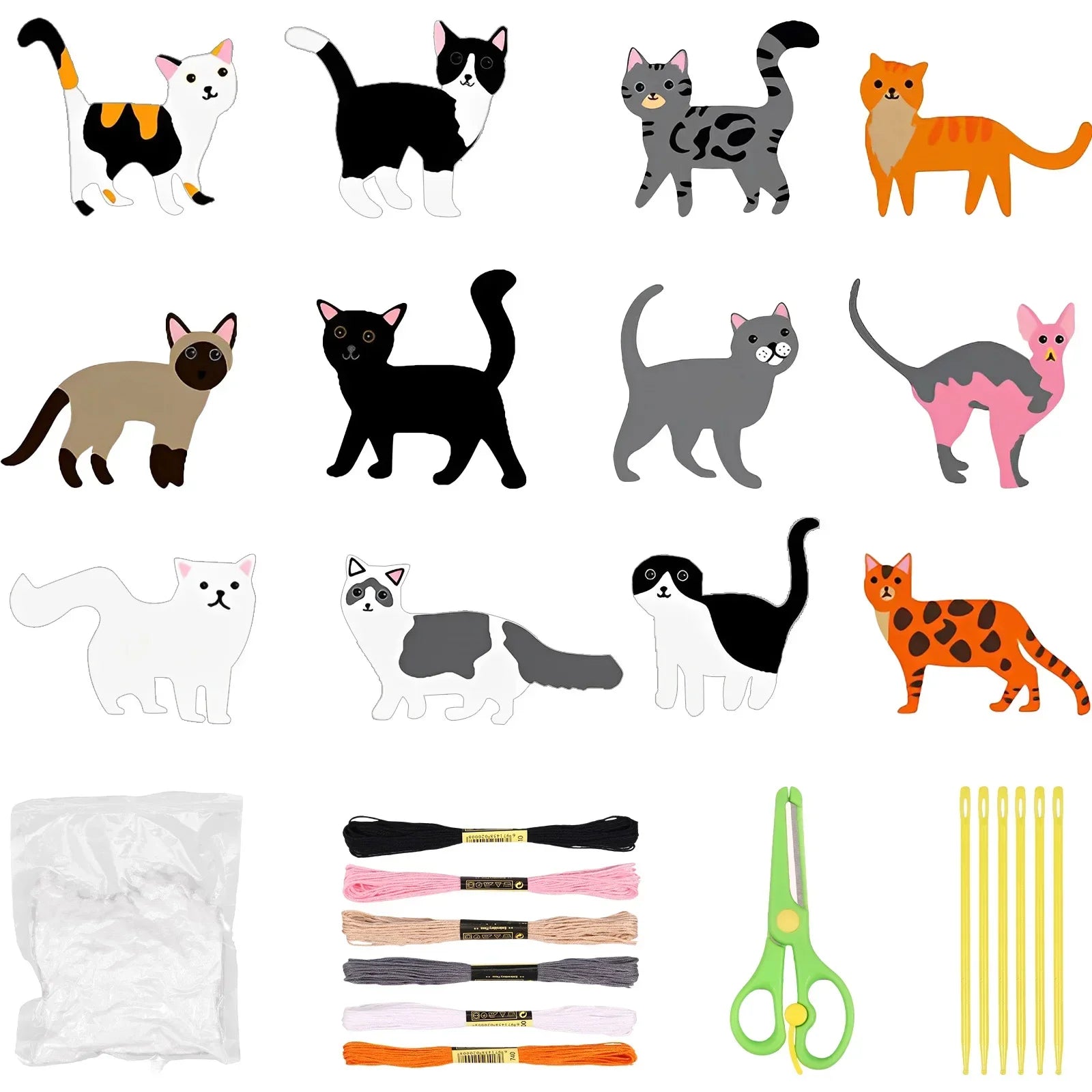 Buy The Best By Artsulli - Art is Long Life Short - Sewing Crafts Kits Forest Creatures DIY Felt Plush Animals for Beginner Kids