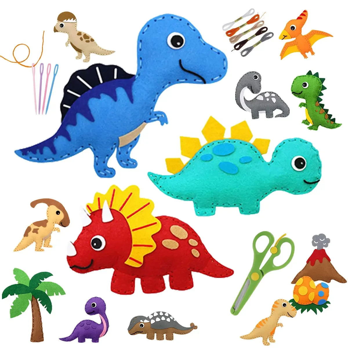 Buy The Best By Artsulli - Art is Long Life Short - Sewing Crafts Kits Forest Creatures DIY Felt Plush Animals for Beginner Kids