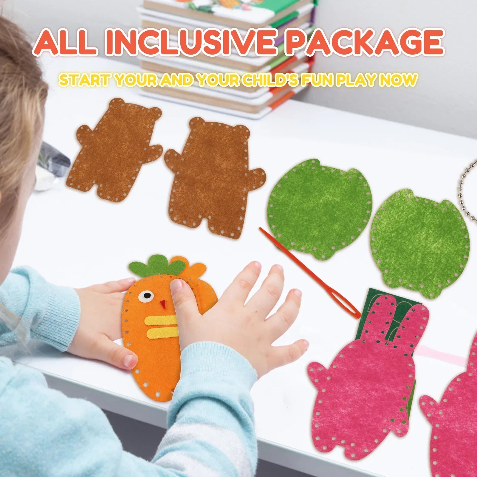 Buy The Best By Artsulli - Art is Long Life Short - Sewing Crafts Kits Forest Creatures DIY Felt Plush Animals for Beginner Kids
