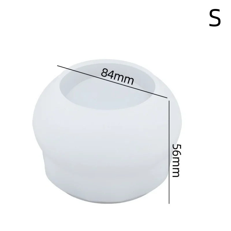 Buy The Best By Artsulli - Art is Long Life Short - Silicone Resin Casting Molds for DIY Succulent Plant Pots Candle Holders,Irregular