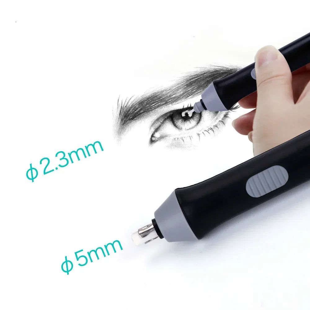 Buy The Best By Artsulli - Art is Long Life Short - Tenwin Adjustable Electric Rubber Eraser With Refills Battery Power For Sketch Drawing