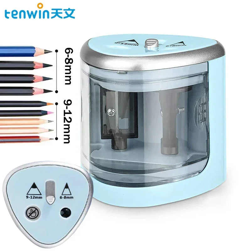 Buy The Best By Artsulli - Art is Long Life Short - Tenwin New Two-hole Electric Automatic Pencil Sharpener Switch Home Office School