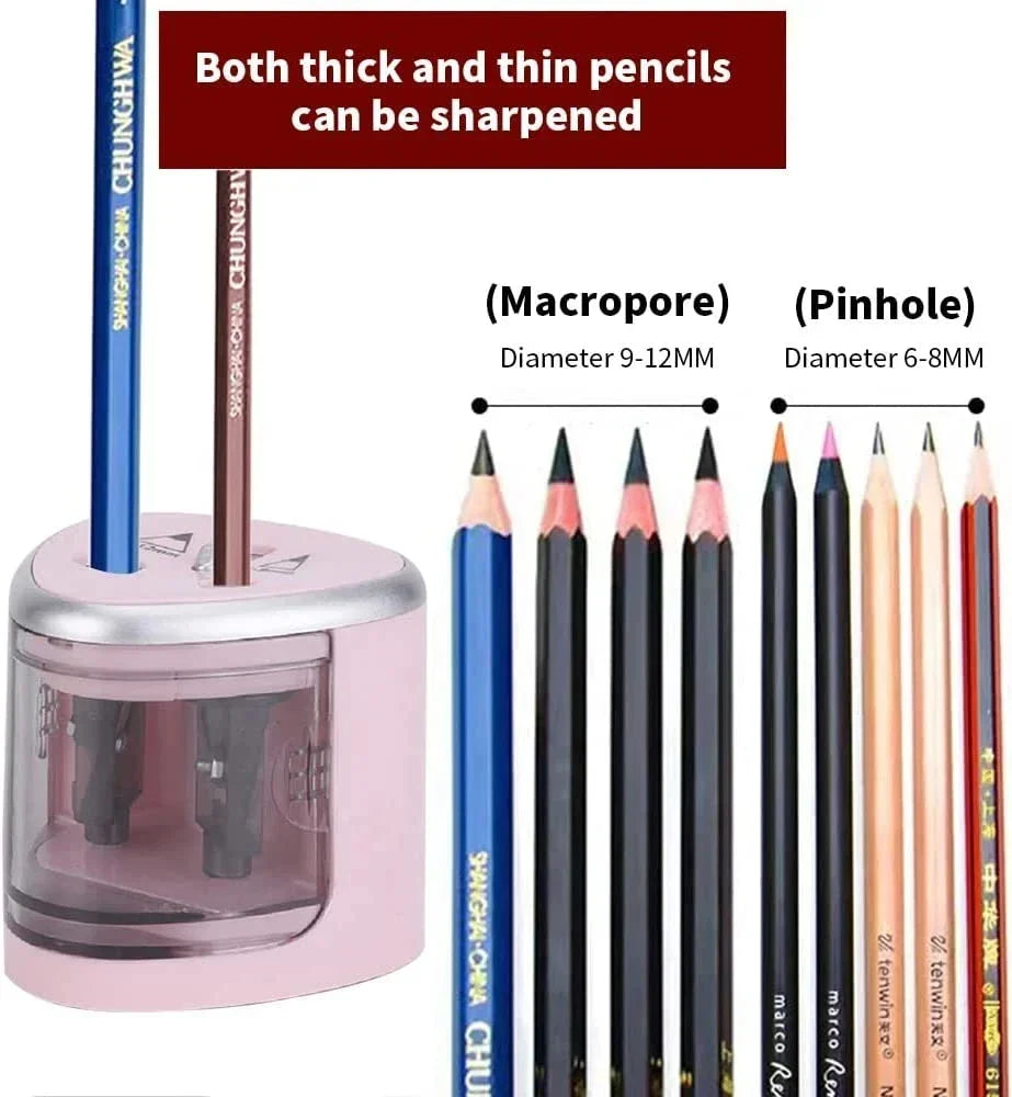 Buy The Best By Artsulli - Art is Long Life Short - Tenwin New Two-hole Electric Automatic Pencil Sharpener Switch Home Office School