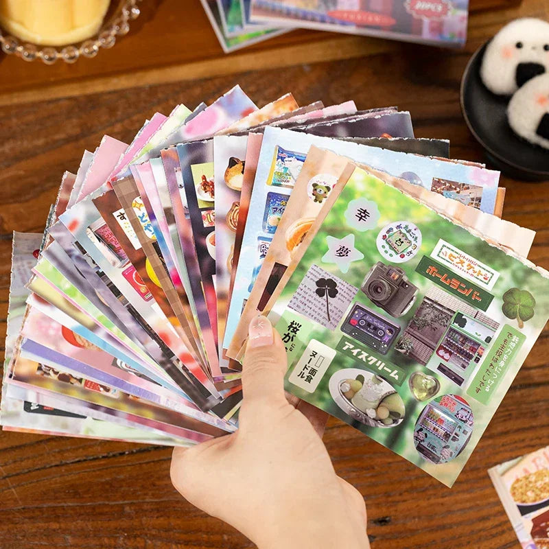 Buy The Best By Artsulli - Art is Long Life Short - TIANZI 20 Sheets PET Die cut Stickers book Retro Cartoon Decorative handmade