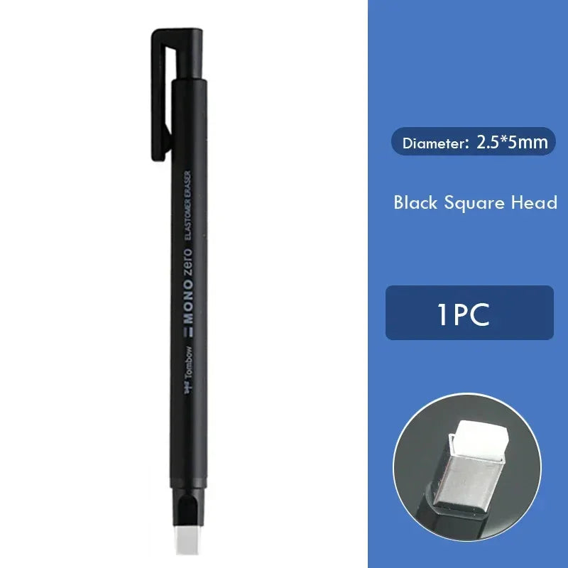 Buy The Best By Artsulli - Art is Long Life Short - Tombow Mono Zero Eraser Precision Tip Pen-Style Mechanical Rubber Refillable Pen Sketch