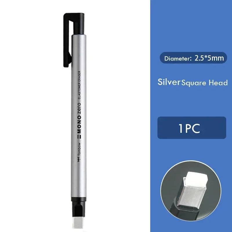 Buy The Best By Artsulli - Art is Long Life Short - Tombow Mono Zero Eraser Precision Tip Pen-Style Mechanical Rubber Refillable Pen Sketch