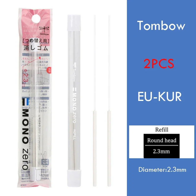 Buy The Best By Artsulli - Art is Long Life Short - Tombow Precision Refillable Eraser Pen for Artists Japanese Metal Tip 50mm Hard Core