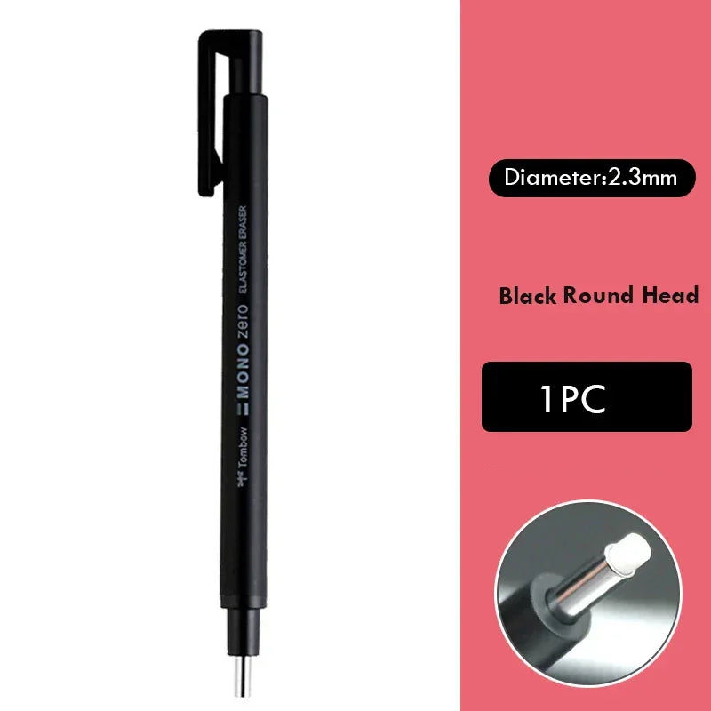 Buy The Best By Artsulli - Art is Long Life Short - Tombow Precision Refillable Eraser Pen for Artists Japanese Metal Tip 50mm Hard Core