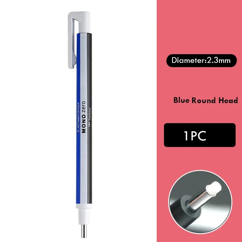 Buy The Best By Artsulli - Art is Long Life Short - Tombow Precision Refillable Eraser Pen for Artists Japanese Metal Tip 50mm Hard Core