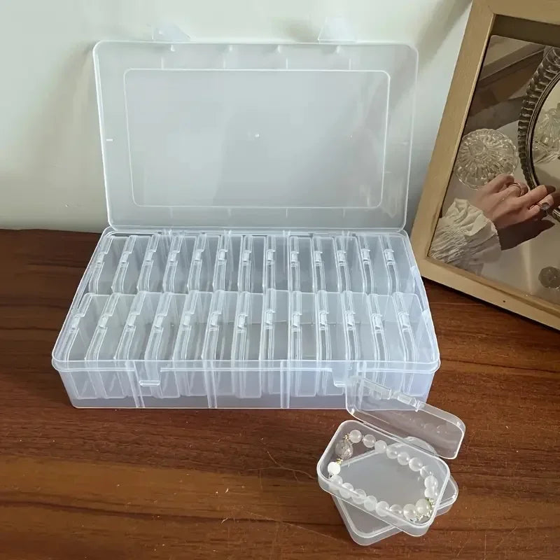 Buy The Best By Artsulli - Art is Long Life Short - Transparent plastic craft storage box portable multifunctional suitable for jewelry