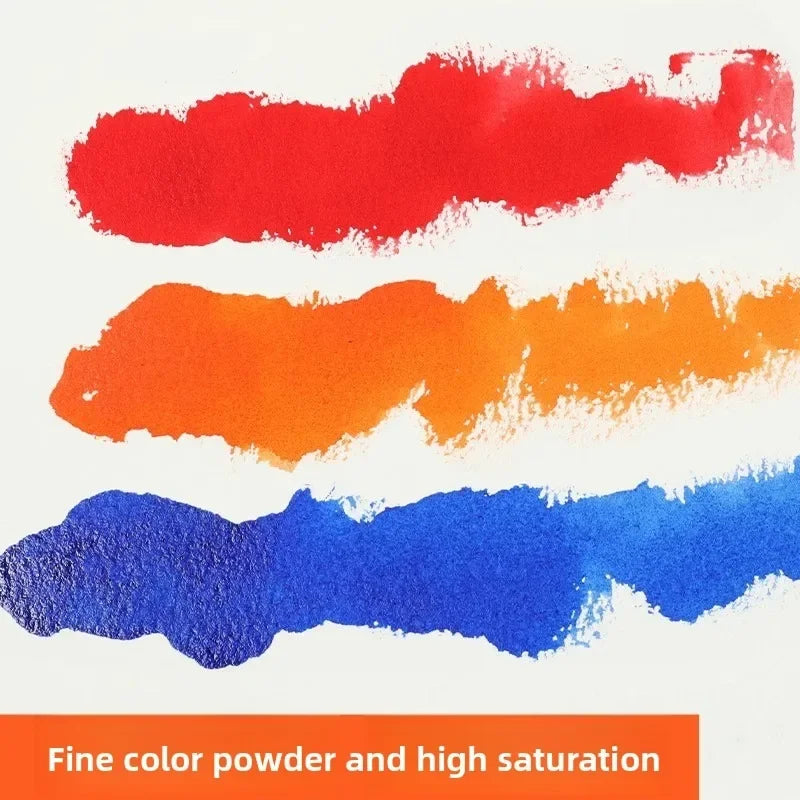 Buy The Best By Artsulli - Art is Long Life Short - Transparent Watercolor Semi-Dry Solid Paints Set for Beginners Student Supplies