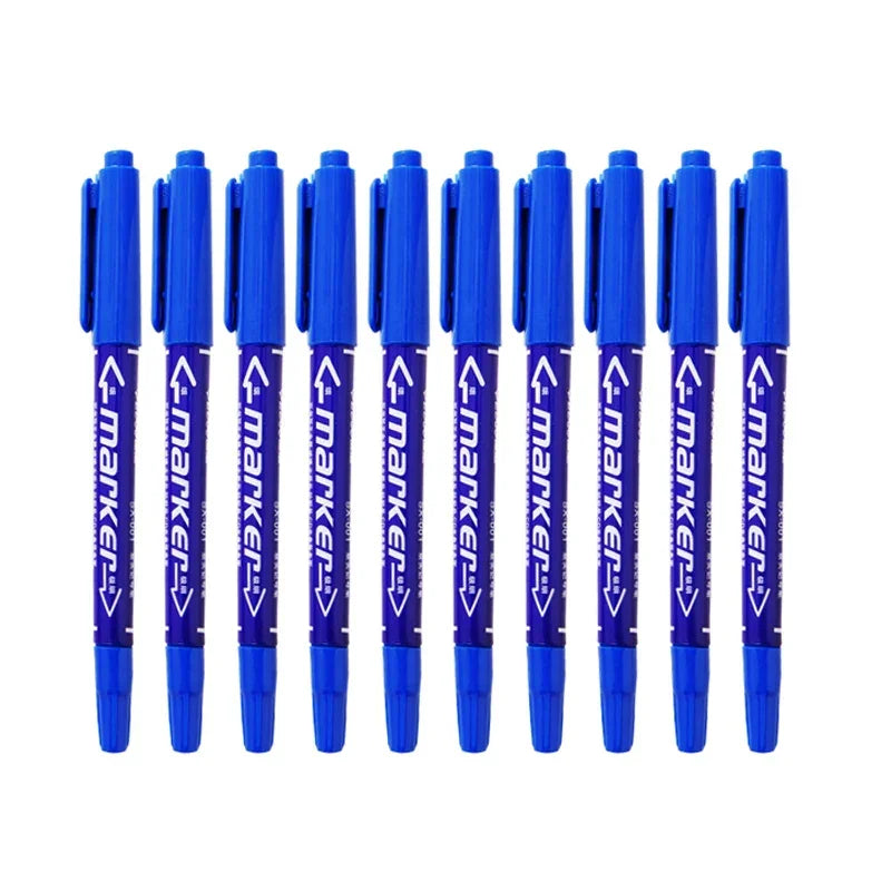 Buy The Best By Artsulli - Art is Long Life Short - Twin Tip Permanent Markers Pens Fine Point Waterproof Oily Black,Red,Blue Ink Painting