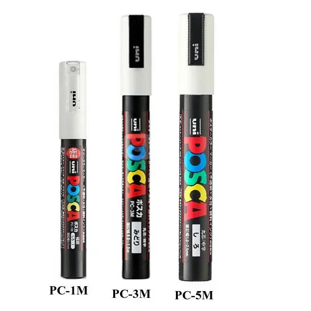 Buy The Best By Artsulli - Art is Long Life Short - UNI POSCA Markers Set PC-1M/3M/5M Permanent Acrylic Paint Pen Quick Dry Graffiti