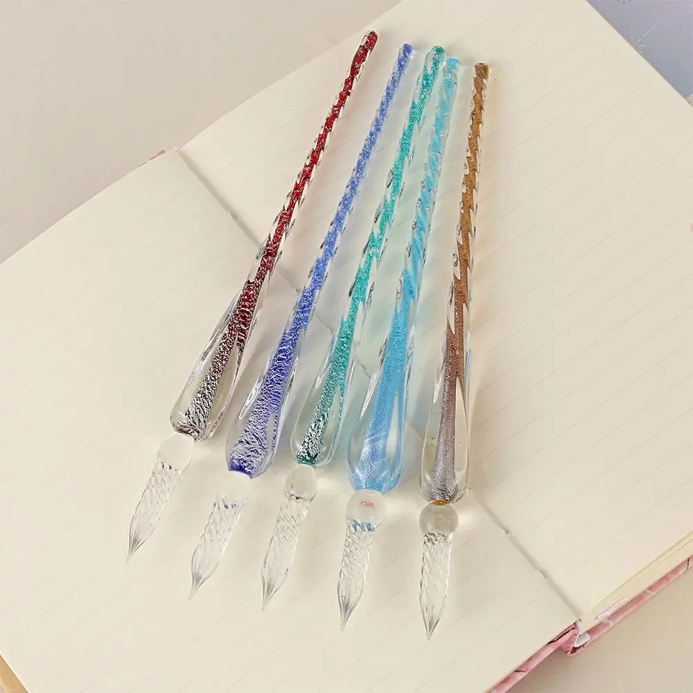 Buy The Best By Artsulli - Art is Long Life Short - Vintage Glass Dip Dipping Pen Painting Supplies Reusable Filling Ink Signature