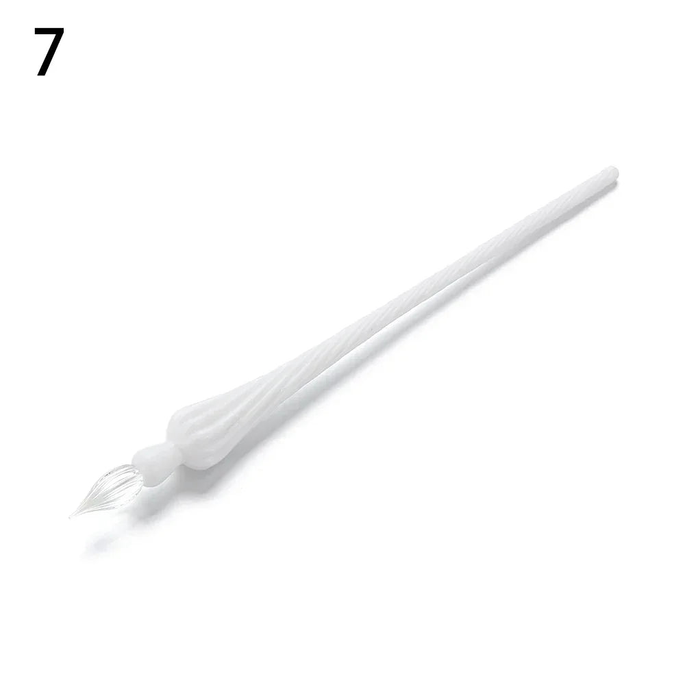 Buy The Best By Artsulli - Art is Long Life Short - Vintage Glass Dip Dipping Pen Painting Supplies Reusable Filling Ink Signature