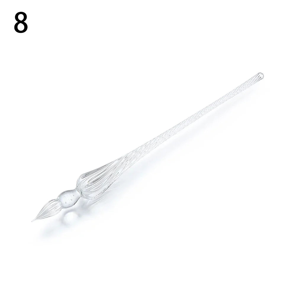 Buy The Best By Artsulli - Art is Long Life Short - Vintage Glass Dip Dipping Pen Painting Supplies Reusable Filling Ink Signature
