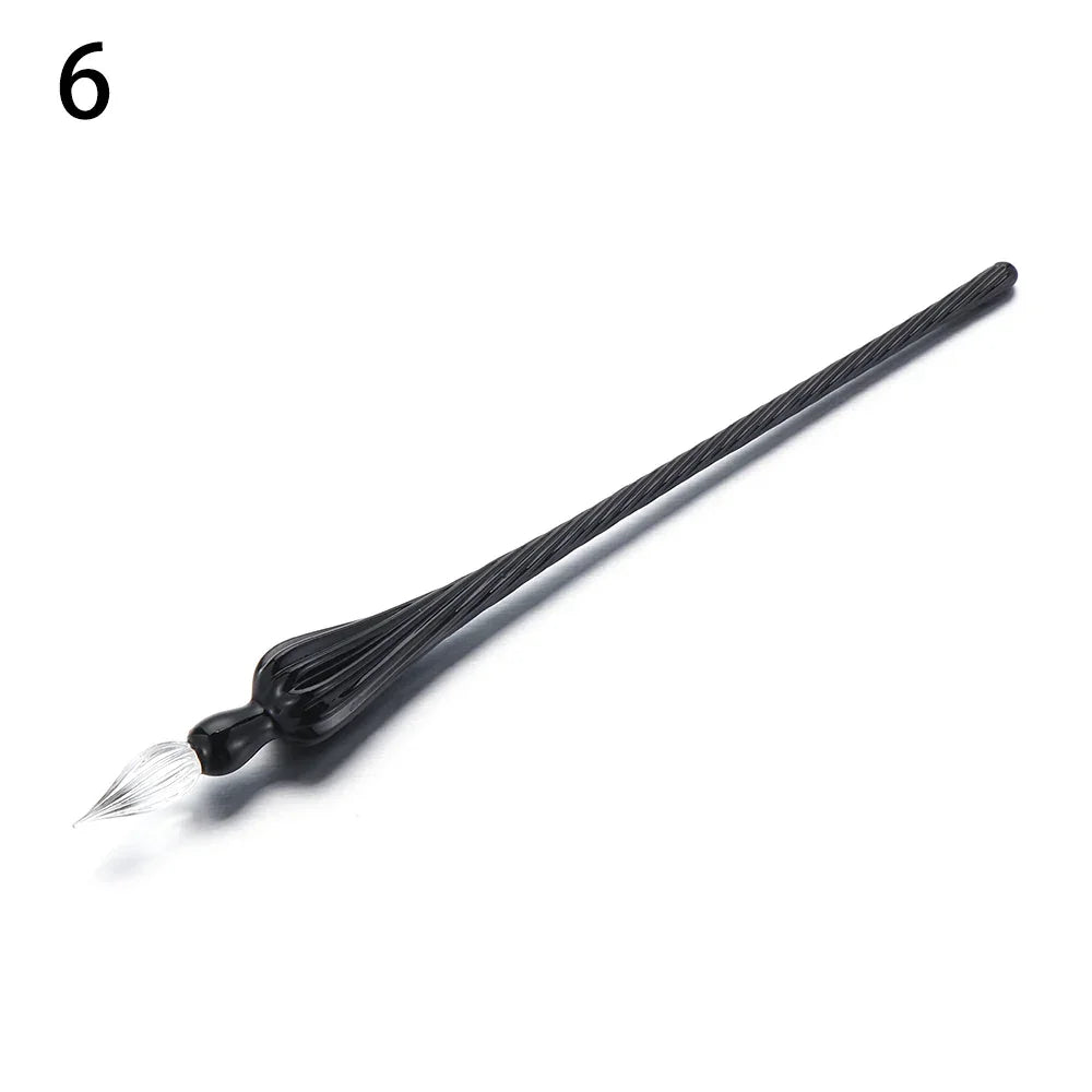 Buy The Best By Artsulli - Art is Long Life Short - Vintage Glass Dip Dipping Pen Painting Supplies Reusable Filling Ink Signature