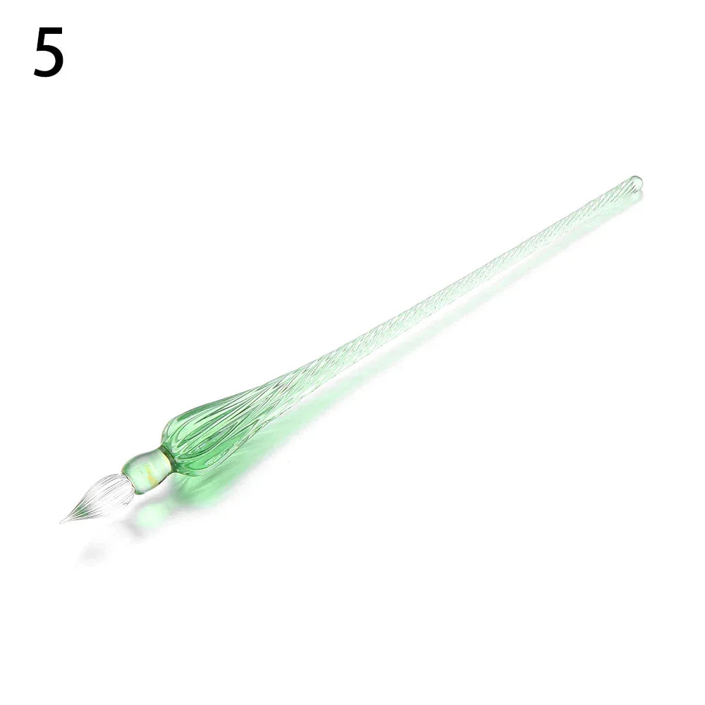 Buy The Best By Artsulli - Art is Long Life Short - Vintage Glass Dip Dipping Pen Painting Supplies Reusable Filling Ink Signature
