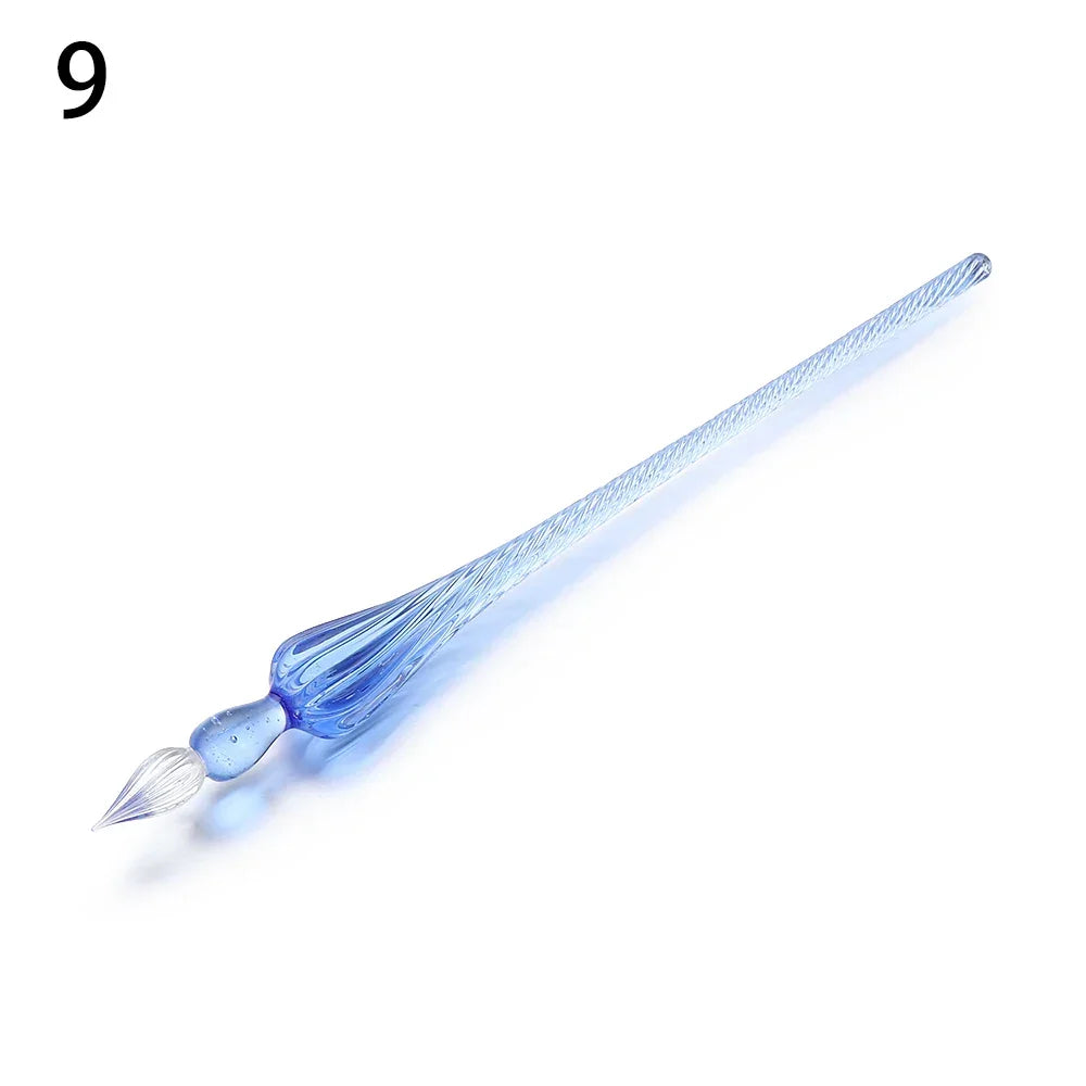 Buy The Best By Artsulli - Art is Long Life Short - Vintage Glass Dip Dipping Pen Painting Supplies Reusable Filling Ink Signature