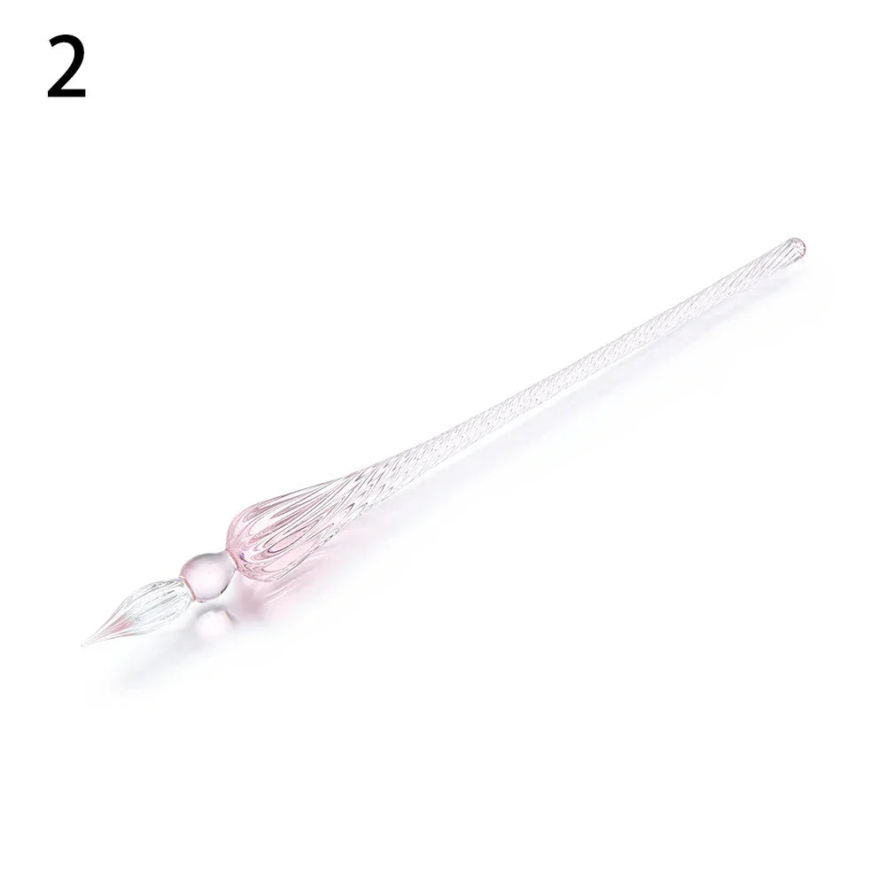 Buy The Best By Artsulli - Art is Long Life Short - Vintage Glass Dip Dipping Pen Painting Supplies Reusable Filling Ink Signature