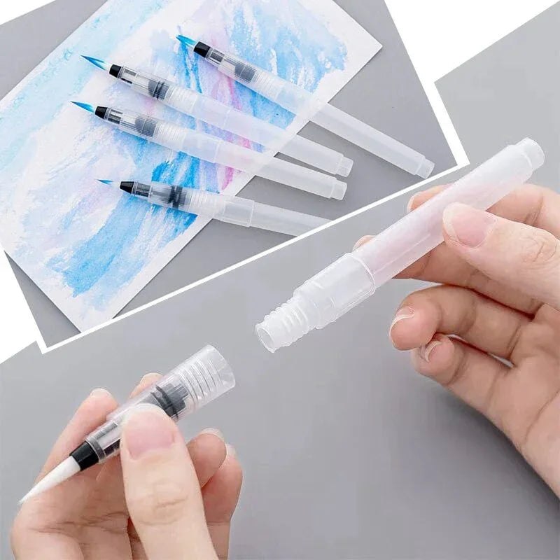 Buy The Best By Artsulli - Art is Long Life Short - Watercolor Soft Pen Brush Refillable Water for Painting Drawing Calligraphy Supplies